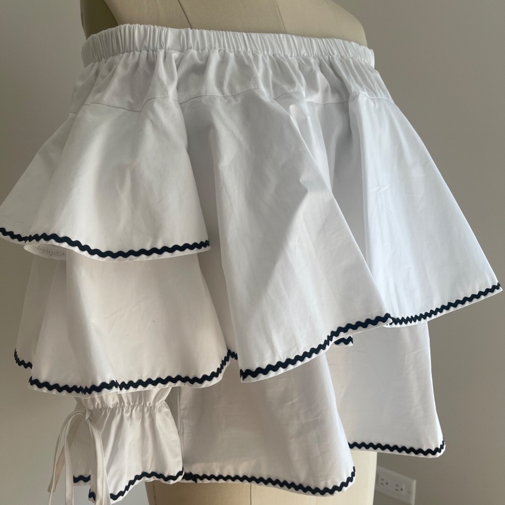 Off the Shoulder Ruffle Top - Picture 2 of 4